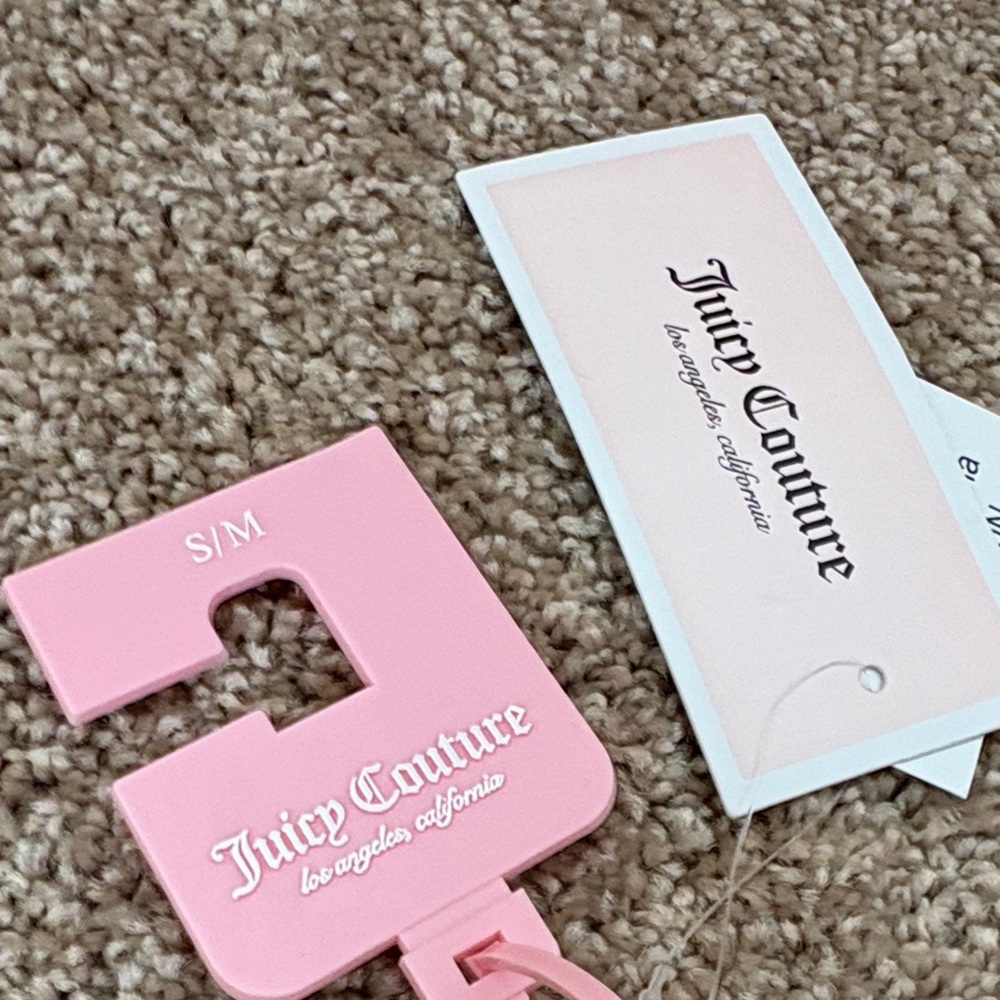 NWT Juicy Couture Gold Metal Chain Belt With Jewel Design and Heart SZ: S/M - Picture 2 of 8